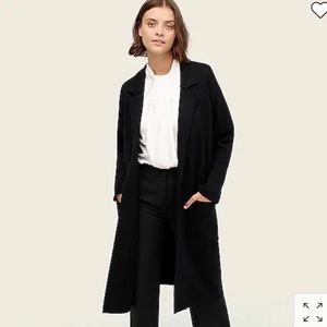 Ella Open-Front long Sweater-Blazer Duster